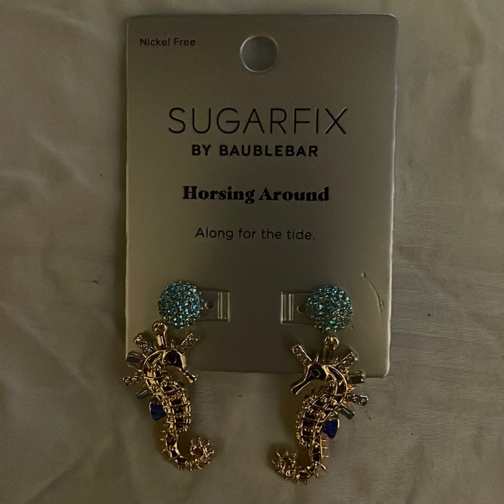 Seahorse earrings